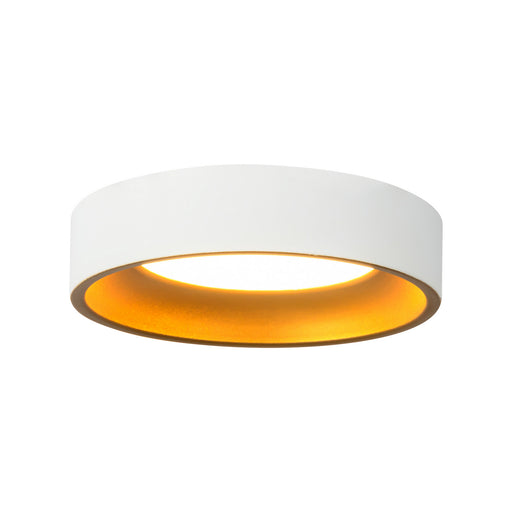 Kuzco Lighting - FM0702605WHGD - LED Flush Mount - Nix - White/Gold