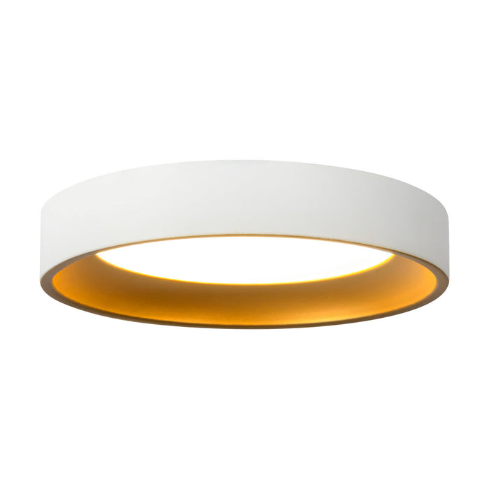 Kuzco Lighting - FM0702607WHGD - LED Flush Mount - Nix - White/Gold