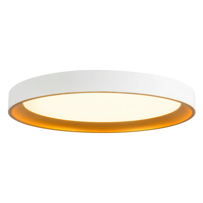 Kuzco Lighting - FM0702612WHGD - LED Flush Mount - Nix - White/Gold