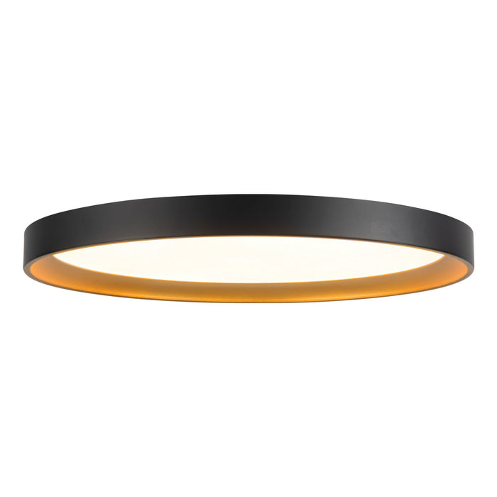Kuzco Lighting - FM0702615BKGD - LED Flush Mount - Nix - Black/Gold