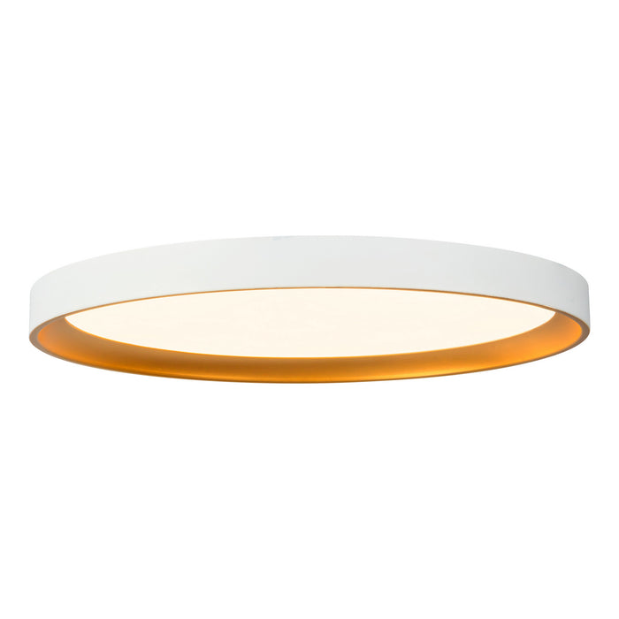 Kuzco Lighting - FM0702615WHGD - LED Flush Mount - Nix - White/Gold