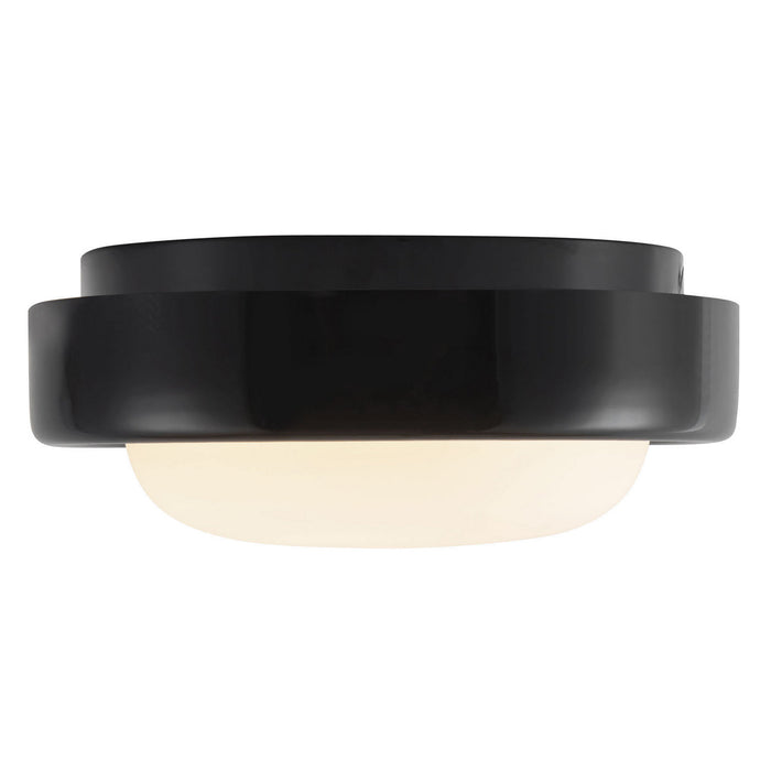 Kuzco Lighting - FM17308-GBK - LED Flush Mount - Pebble - Glossy Black
