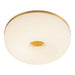 Kuzco Lighting - FM69012-BG/OP - LED Flush Mount - Jada - Brushed Gold/Opal Glass