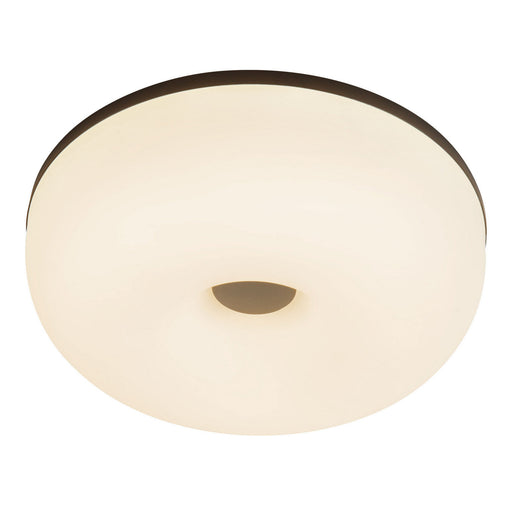 Kuzco Lighting - FM69012-BK/OP - LED Flush Mount - Jada - Black/Opal Glass