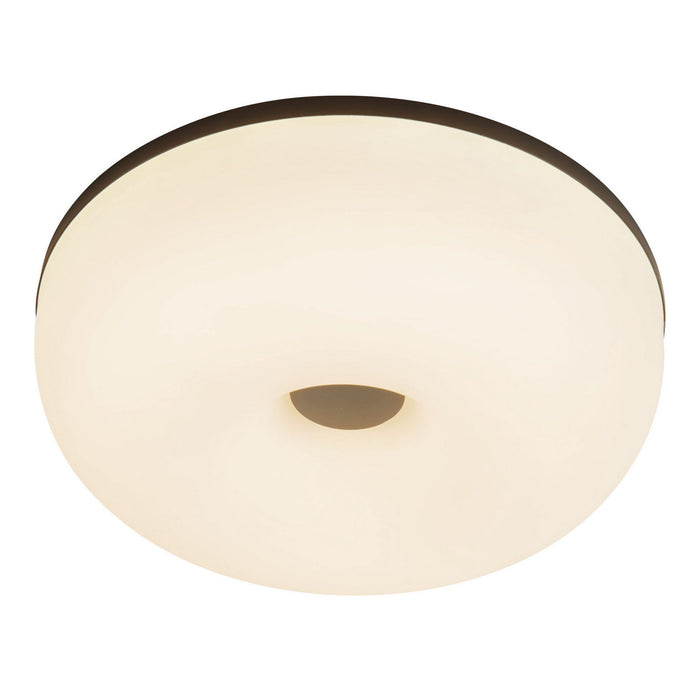Kuzco Lighting - FM69012-BK/OP - LED Flush Mount - Jada - Black/Opal Glass
