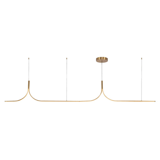 Kuzco Lighting - LP17910-BG-UNV-010 - LED Linear Pendant - Thread - Brushed Gold