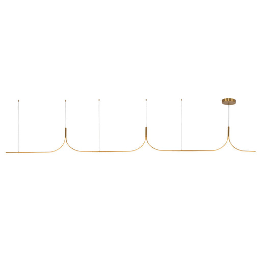 Kuzco Lighting - LP17915-BG-UNV-010 - LED Linear Pendant - Thread - Brushed Gold