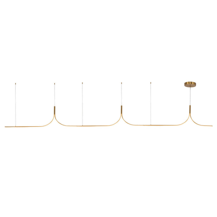 Kuzco Lighting - LP17915-BG-UNV-010 - LED Linear Pendant - Thread - Brushed Gold
