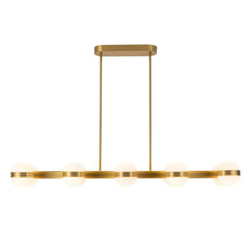 Selene LED Linear Pendant Brushed Gold