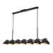 Kuzco Lighting - LP57642-BK - Seven Light Linear Pendant - Atlas - Black