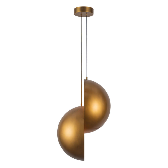 Kuzco Lighting - PD23224-VB - LED Pendant - Void - Vintage Brass