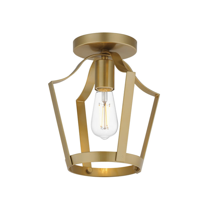 Maxim - 10421NAB - One Light Pendant / Semi-Flush - Arden - Natural Aged Brass