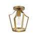 Maxim - 10421NAB - One Light Pendant / Semi-Flush - Arden - Natural Aged Brass