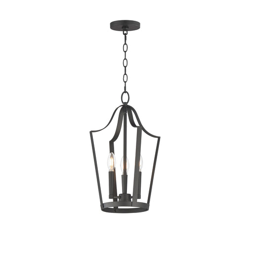 Arden Three Light Pendant Black