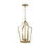 Maxim - 10423NAB - Three Light Pendant - Arden - Natural Aged Brass