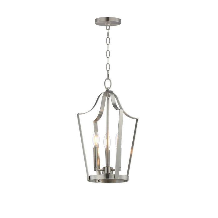 Maxim - 10423SN - Three Light Pendant - Arden - Satin Nickel