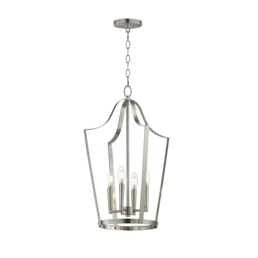 Arden Four Light Pendant Satin Nickel