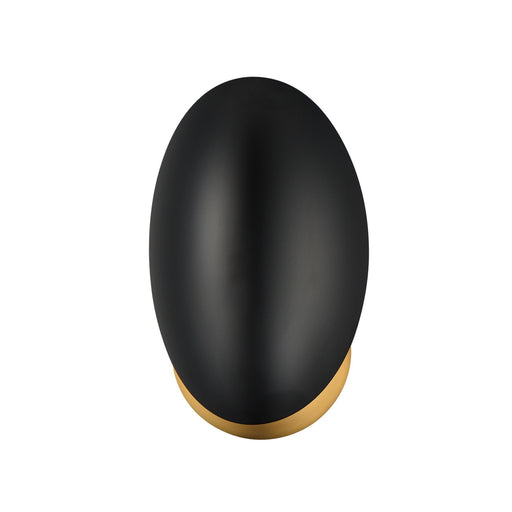 Maxim - 10821BKNAB - One Light Wall Sconce - Maris - Black / Natural Aged Brass