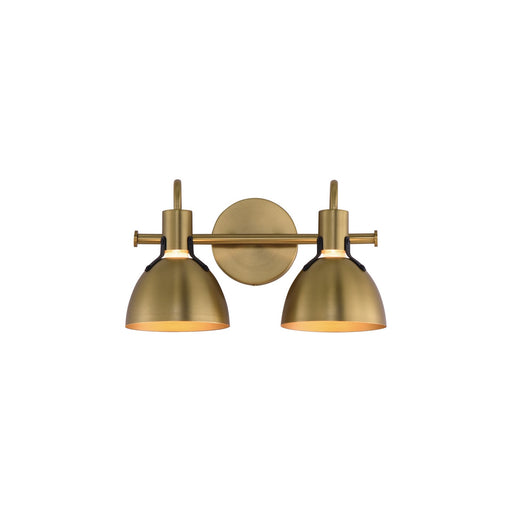 Maxim - 12342SBR - Two Light Wall Sconce - Dusk - Satin Brass