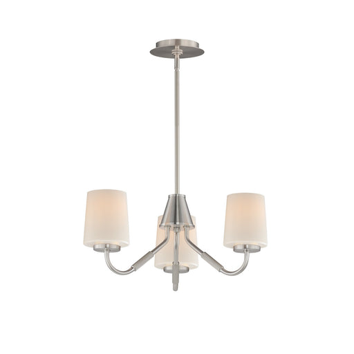 Maxim - 12695WTSN - Three Light Chandelier - Durham - Satin Nickel