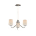 Maxim - 12695WTSN - Three Light Chandelier - Durham - Satin Nickel