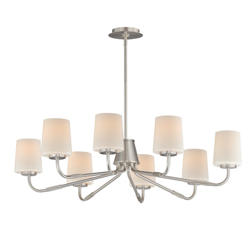 Maxim - 12698WTSN - Eight Light Chandelier - Durham - Satin Nickel