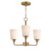 Maxim - 12873SWNAB - Three Light Chandelier - Hudson - Natural Aged Brass