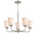 Maxim - 12875SWSN - Five Light Chandelier - Hudson - Satin Nickel