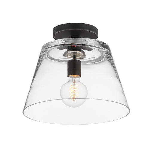 Hudson One Light Pendant Black