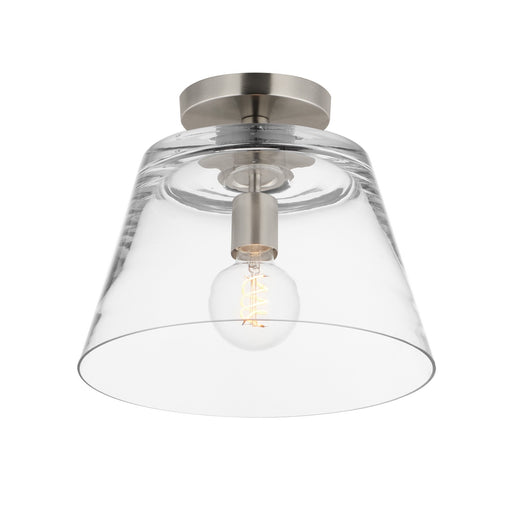 Hudson One Light Pendant Satin Nickel