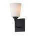 Maxim - 12881SWBK - One Light Wall Sconce - Hudson - Black