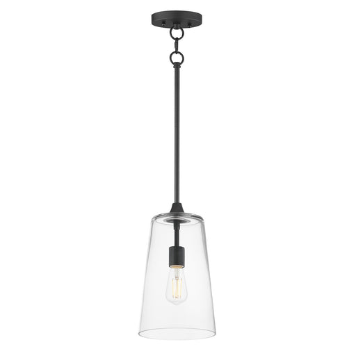 Hudson One Light Pendant Black