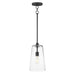 Maxim - 12886CLBK - One Light Pendant - Hudson - Black