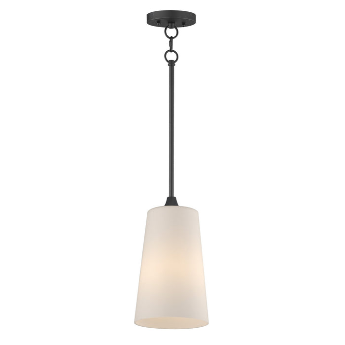 Maxim - 12886SWBK - One Light Pendant - Hudson - Black