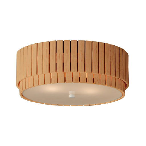 Maxim - 14459NANAB - Two Light Flush Mount - Satori - Natural Aged Brass
