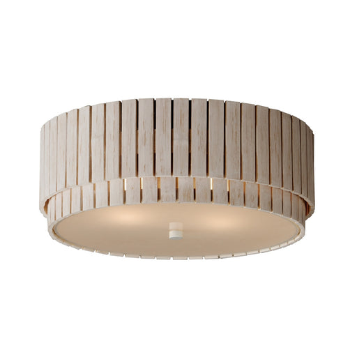 Maxim - 14459WWTEC - Two Light Flush Mount - Satori - Ecru