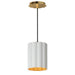 Maxim - 18054MWGL - One Light Pendant - Primrose - Gold Leaf