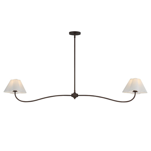 Maxim - 18102WTOI - Two Light Pendant - Saxon - Oil Rubbed Bronze