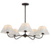 Maxim - 18105WTOI - Five Light Chandelier - Saxon - Oil Rubbed Bronze