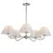 Maxim - 18105WTPN - Five Light Chandelier - Saxon - Polished Nickel