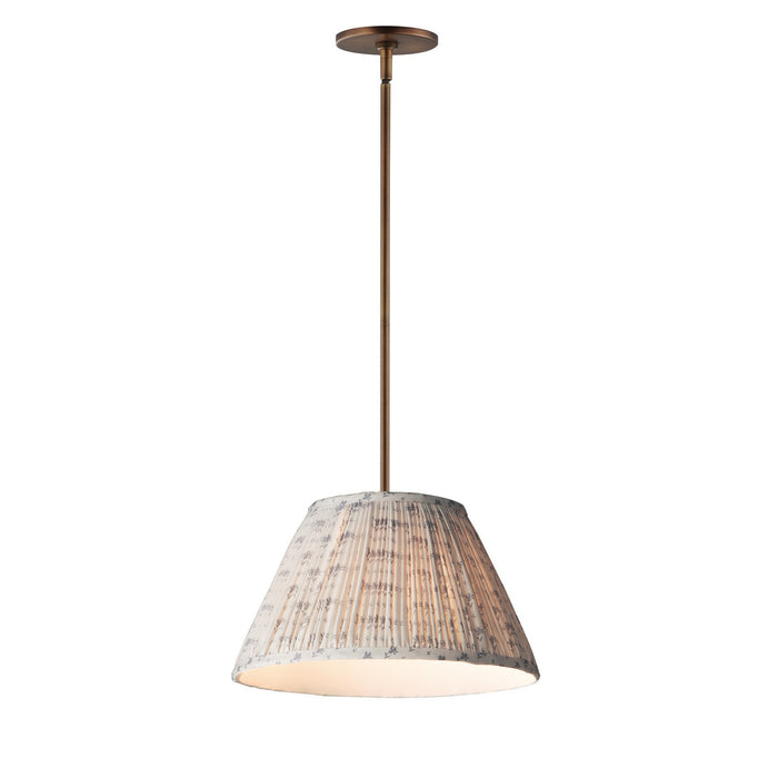 Maxim - 18411BWWBR - One Light Pendant - Dunbridge - Weathered Brass