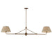 Maxim - 18412OWWBR - Two Light Pendant - Dunbridge - Weathered Brass