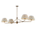 Maxim - 18414BWWBR - Four Light Chandelier - Dunbridge - Weathered Brass