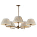 Maxim - 18415BWWBR - Five Light Chandelier - Dunbridge - Weathered Brass
