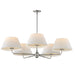 Maxim - 18415OFPN - Five Light Chandelier - Dunbridge - Polished Nickel