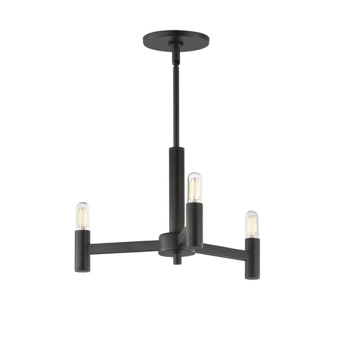 Maxim - 21363BK - Three Light Chandelier - Emana - Black