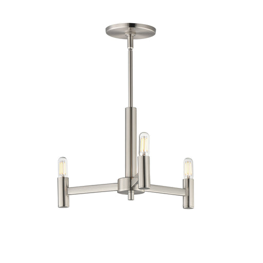 Maxim - 21363SN - Three Light Chandelier - Emana - Satin Nickel