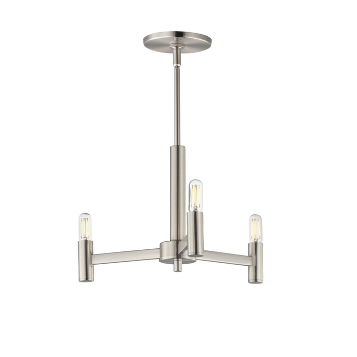 Maxim - 21363SN - Three Light Chandelier - Emana - Satin Nickel