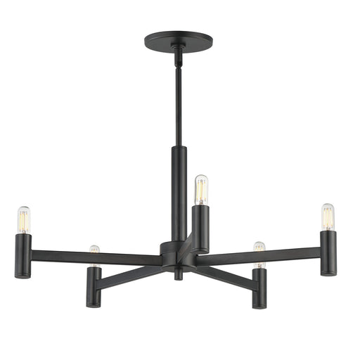 Maxim - 21365BK - Five Light Chandelier - Emana - Black