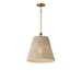 Maxim - 21486WWTNAB - One Light Pendant - Baja - Natural Aged Brass